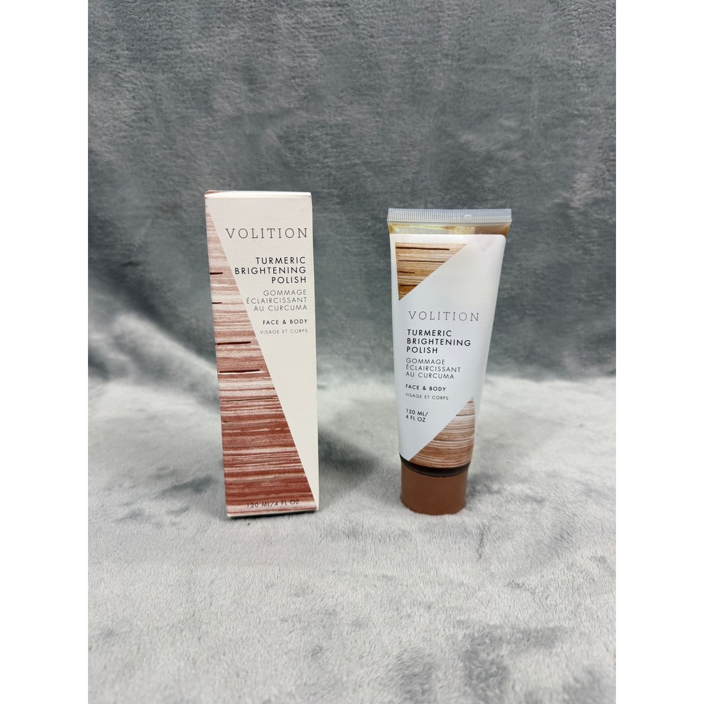 Volition Women Turmeric Brightening Polish & Snow Mushroom Water Serum Set NEW